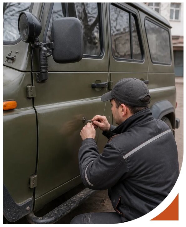 Профессиональное вскрытие автомобиля УАЗ без повреждений в Ногинске
